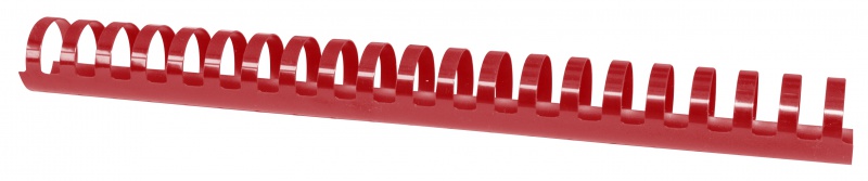 Пружина пластикова червона d-28,5мм OFFICE PRODUCTS 20242815-04 , 50 шт/уп